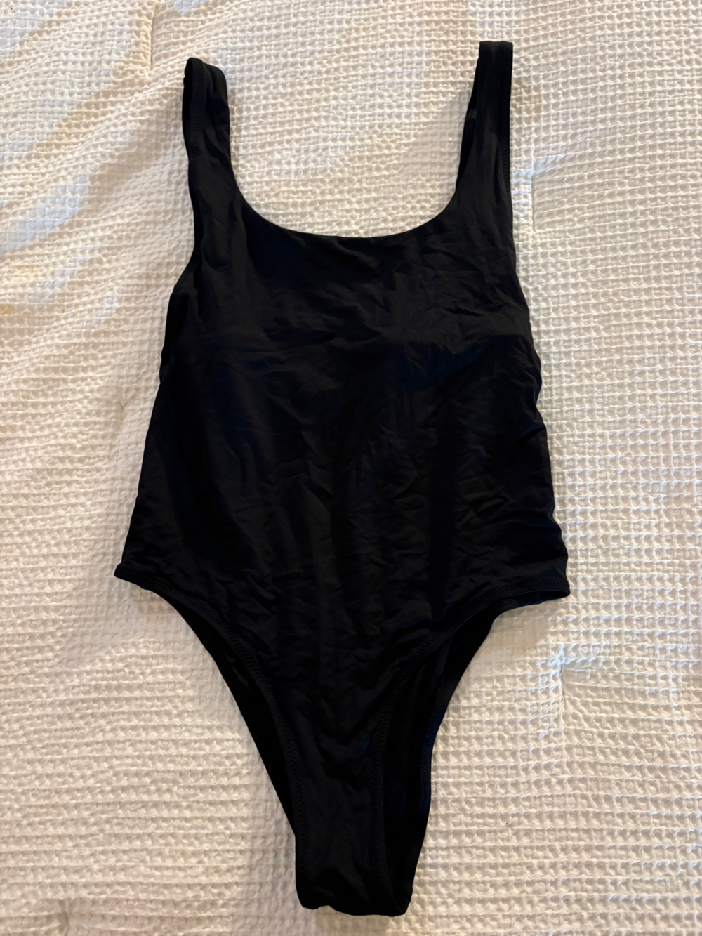 Zara Black One-Piece Swimsuit